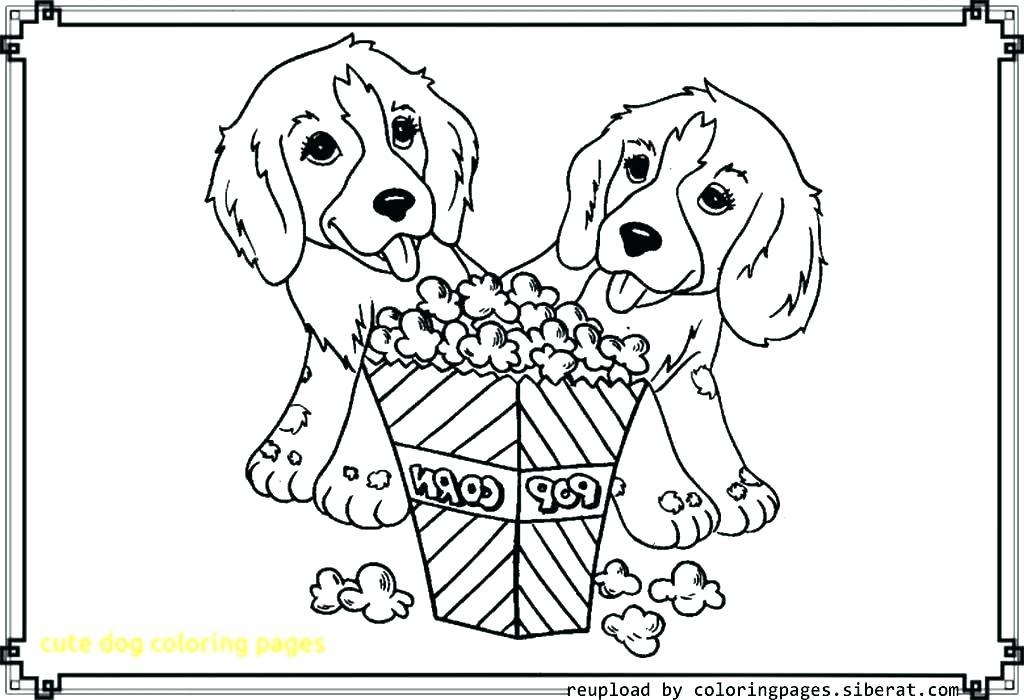 Cute Doggy Coloring Pages 11