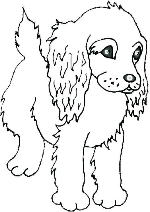 Cute Doggy Coloring Pages 12