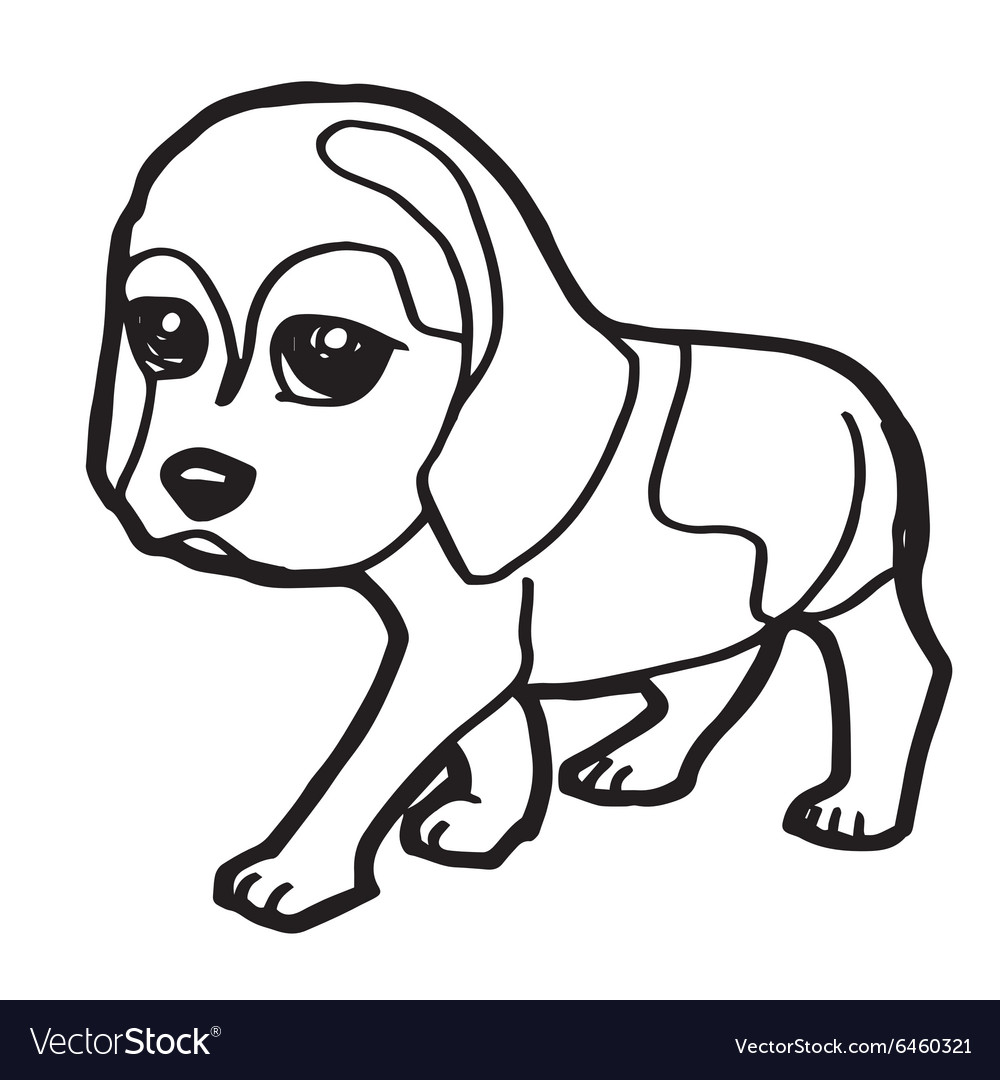 Cute Doggy Coloring Pages 128