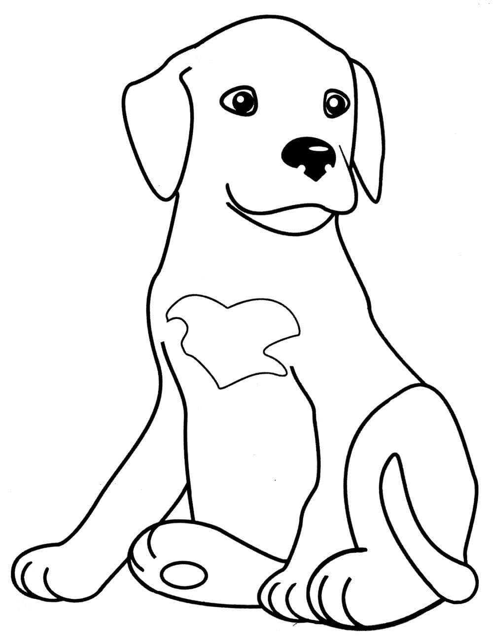 Cute Doggy Coloring Pages 134