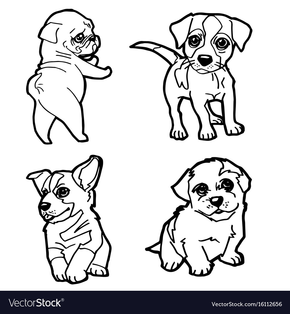 Cute Doggy Coloring Pages 137