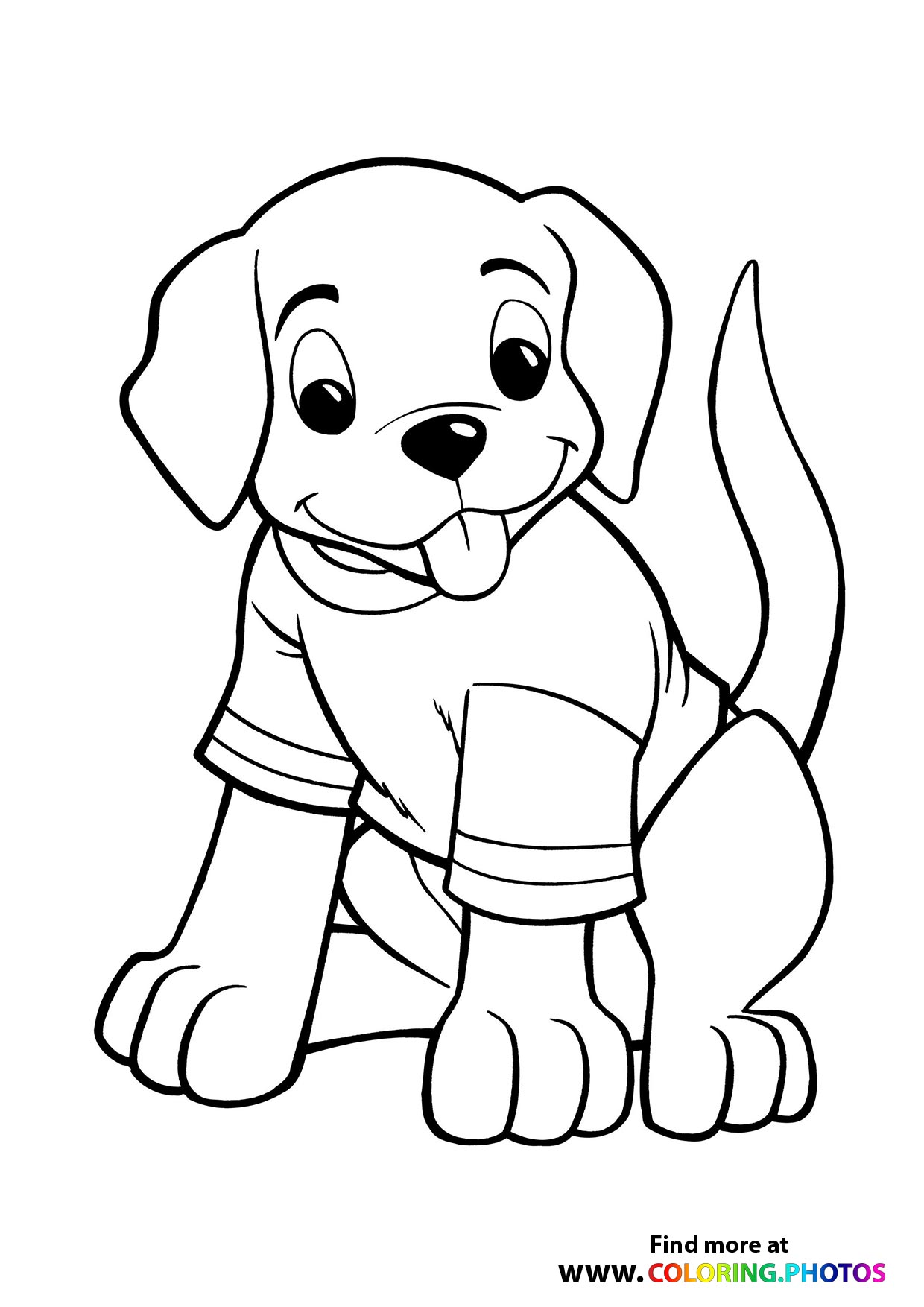 Cute Doggy Coloring Pages 138