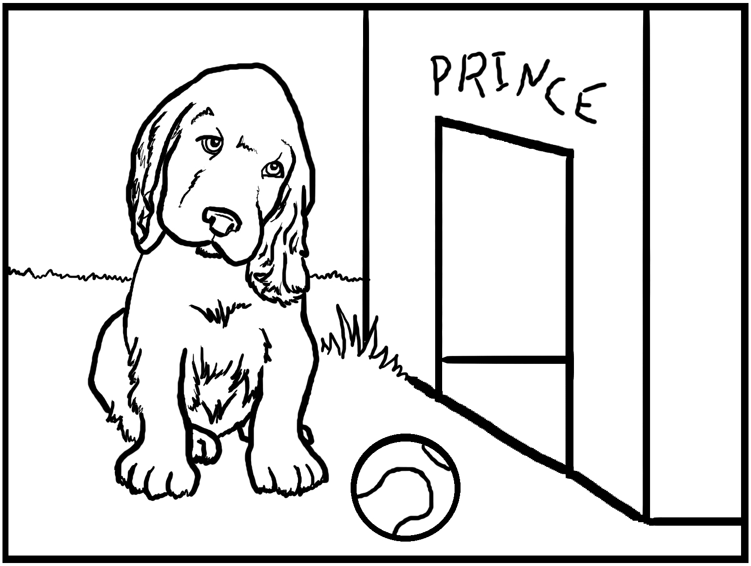 Cute Doggy Coloring Pages 142