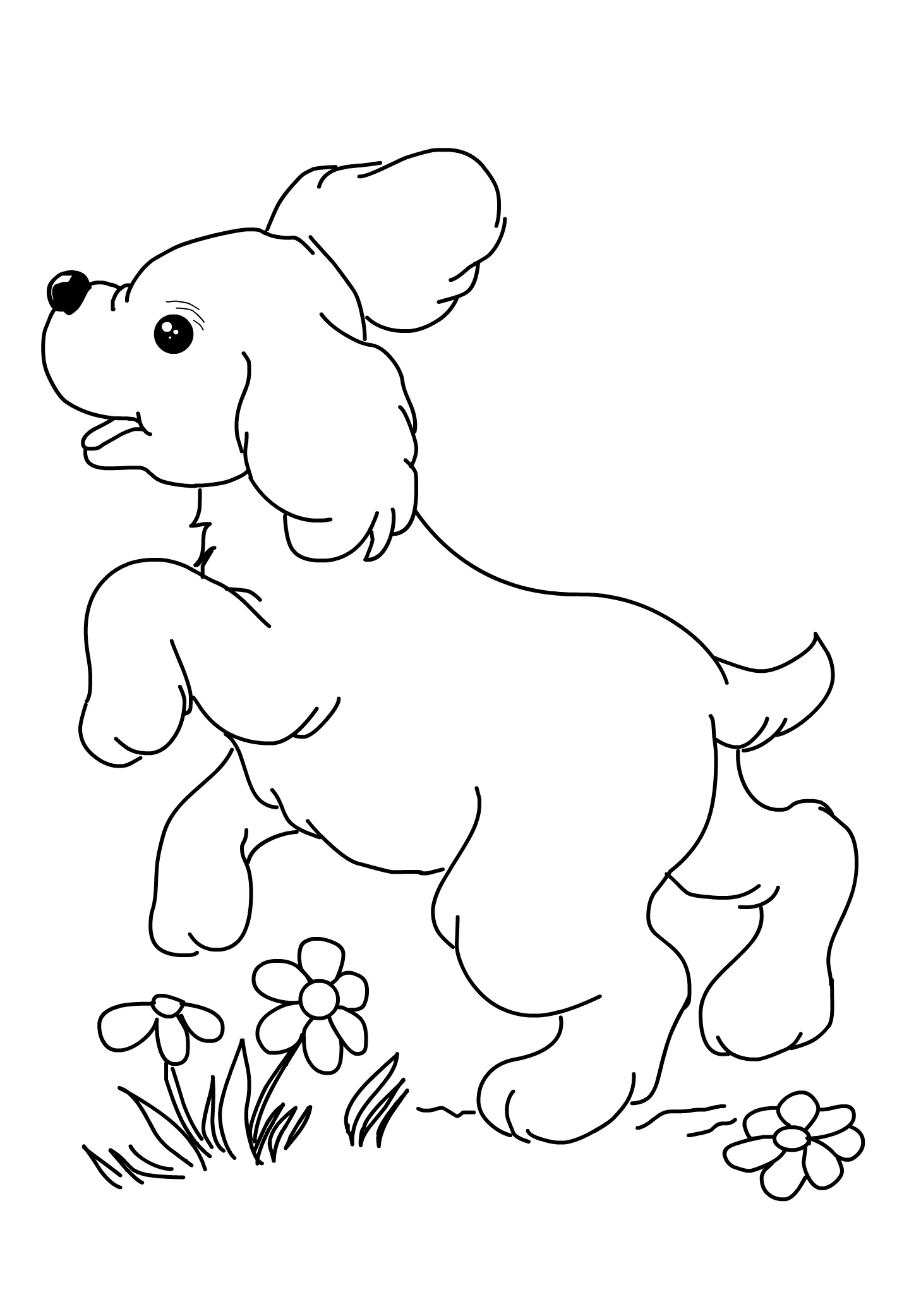 Cute Doggy Coloring Pages 145