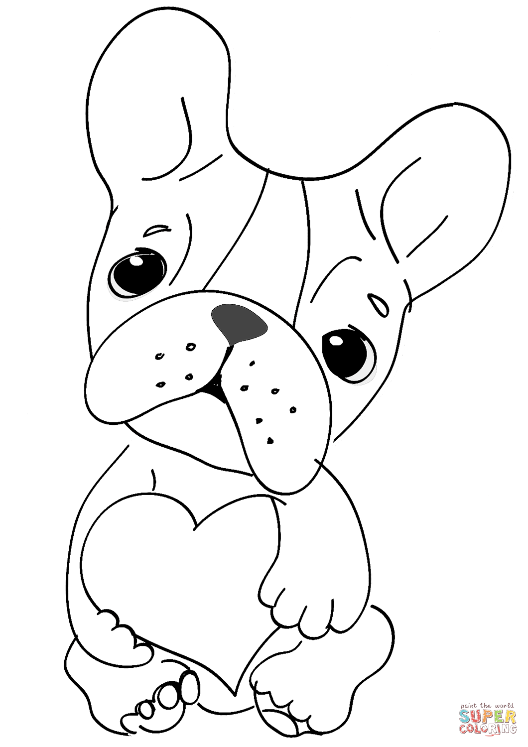 Cute Doggy Coloring Pages 146