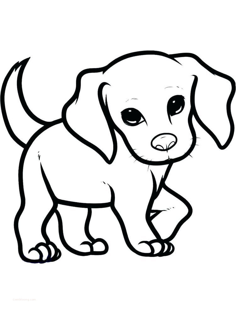 Cute Doggy Coloring Pages 147