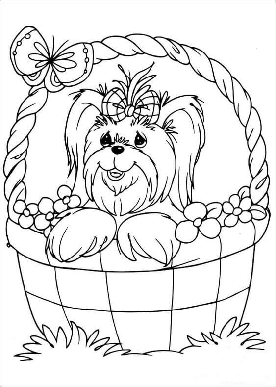 Cute Doggy Coloring Pages 149