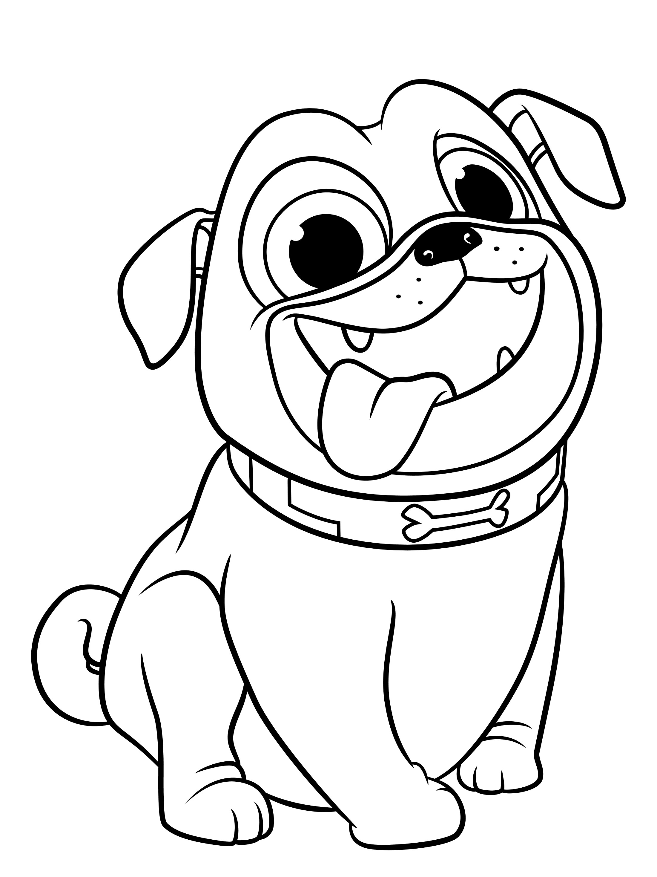 Cute Doggy Coloring Pages 151