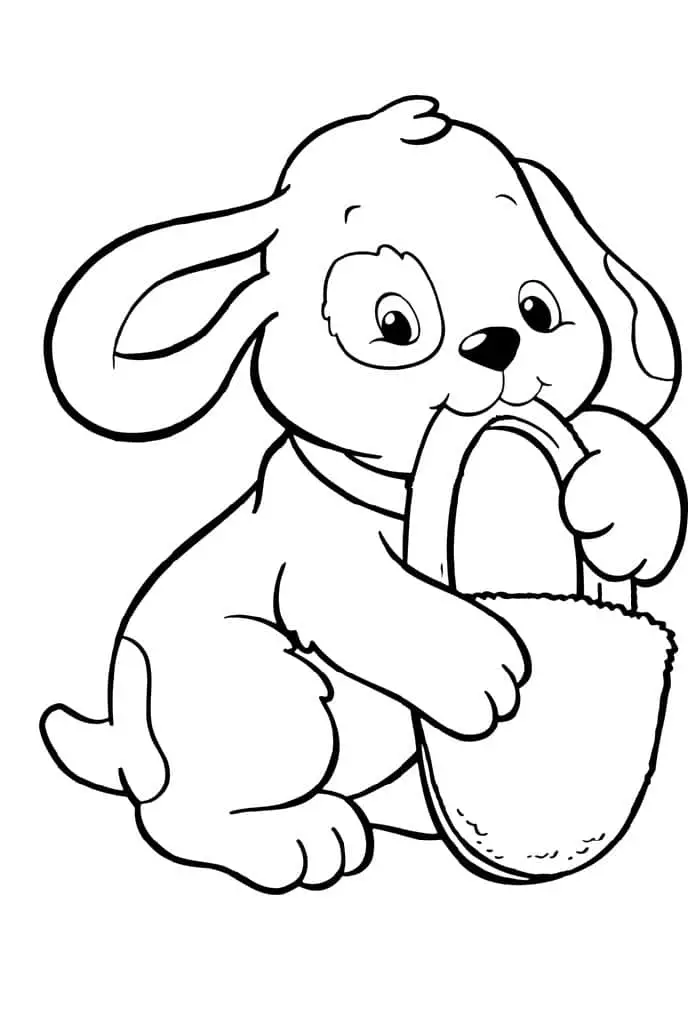 Cute Doggy Coloring Pages 159