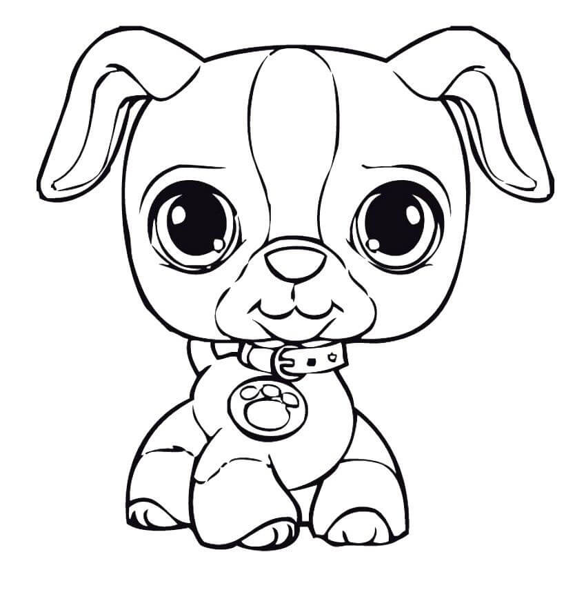 Cute Doggy Coloring Pages 25