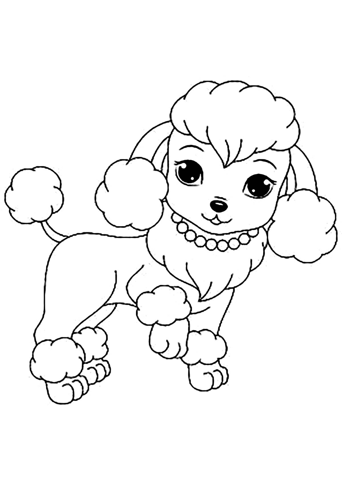 Cute Doggy Coloring Pages 29