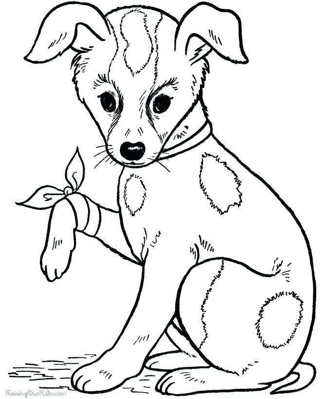 Cute Doggy Coloring Pages 30