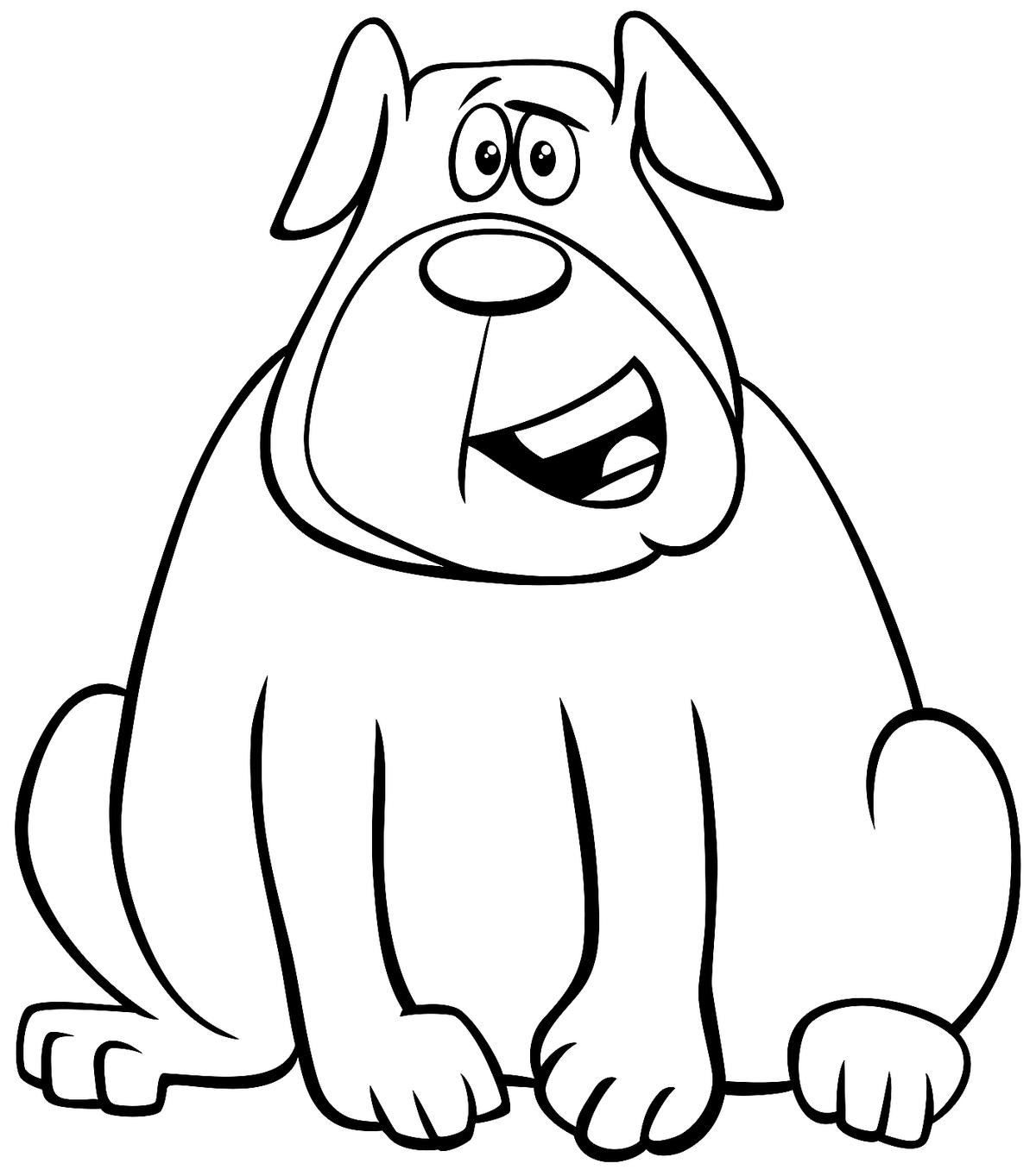 Cute Doggy Coloring Pages 38