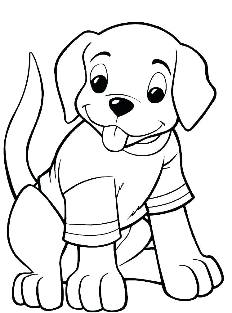 Cute Doggy Coloring Pages 40