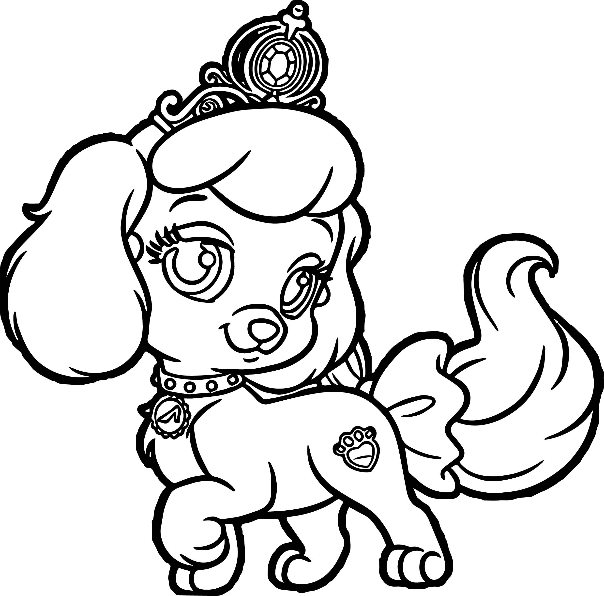 Cute Doggy Coloring Pages 42