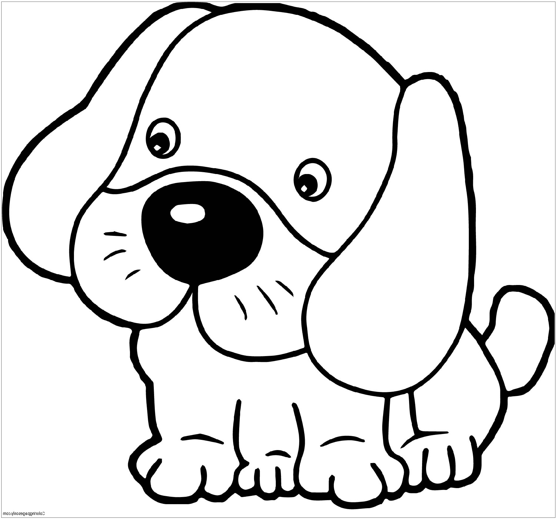 Cute Doggy Coloring Pages 43