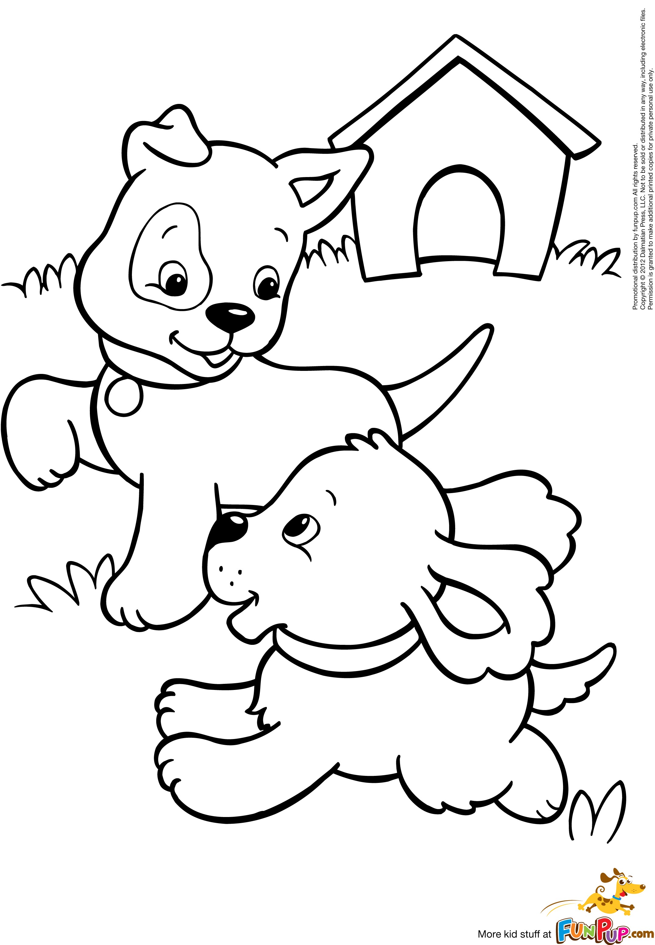 Cute Doggy Coloring Pages 47