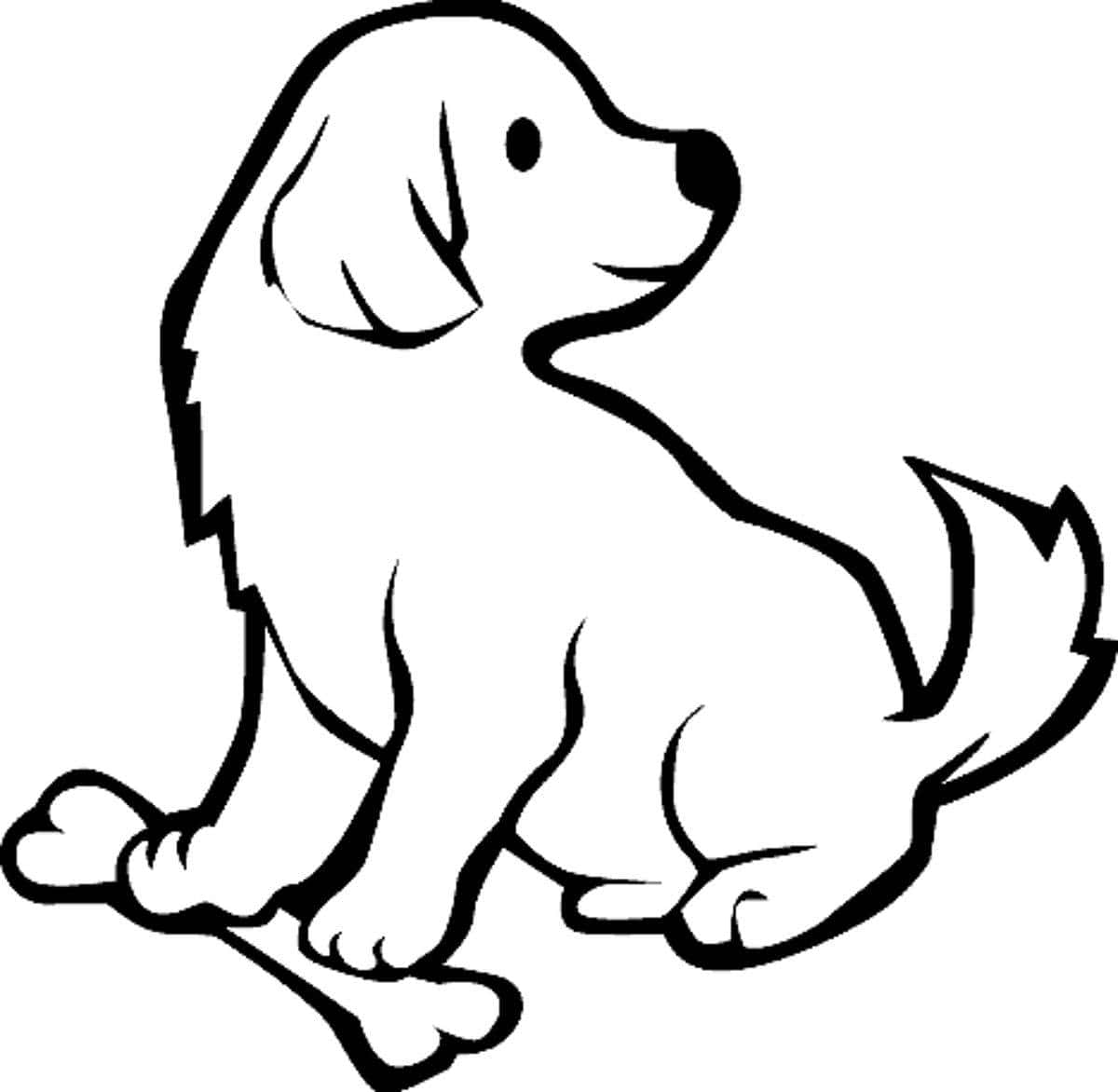 Cute Doggy Coloring Pages 48