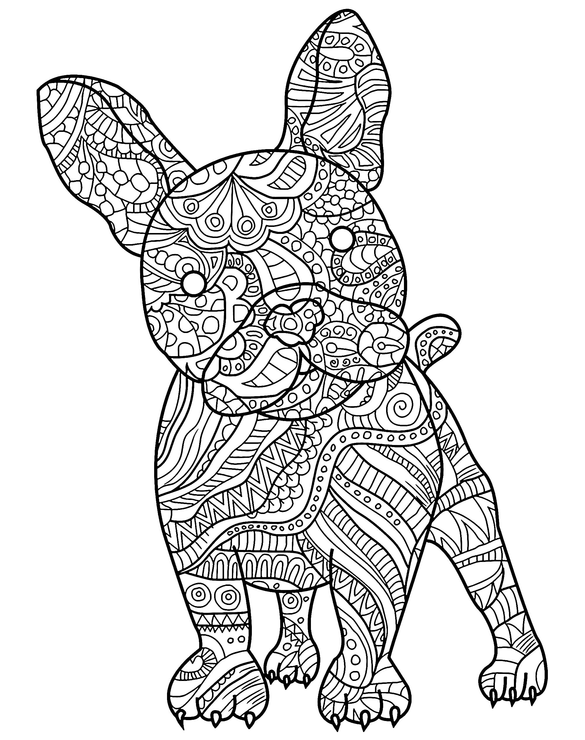 Cute Doggy Coloring Pages 5