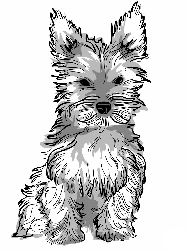 Cute Doggy Coloring Pages 51