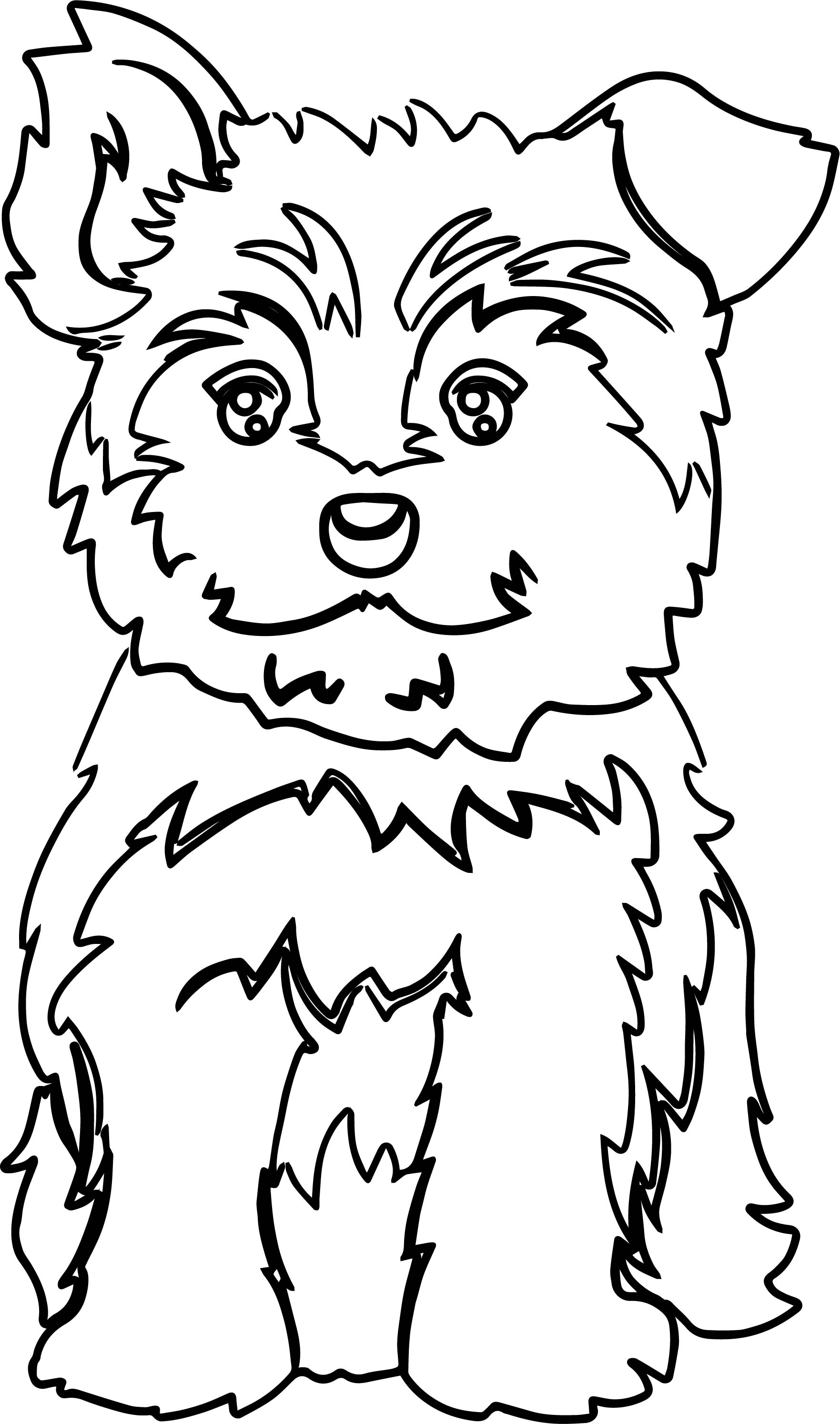 Cute Doggy Coloring Pages 53