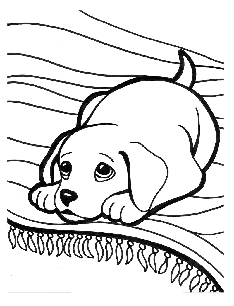 Cute Doggy Coloring Pages 58