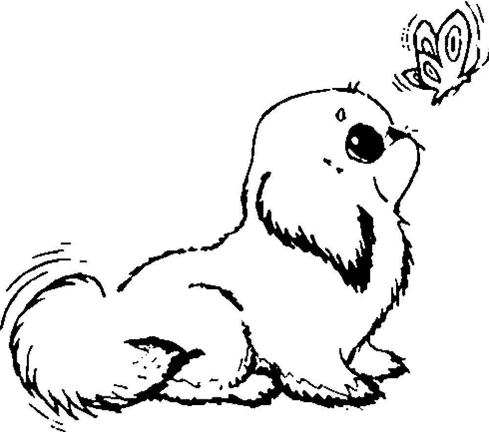 Cute Doggy Coloring Pages 59