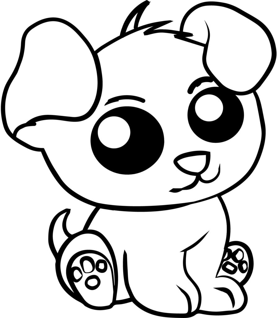 Cute Doggy Coloring Pages 61