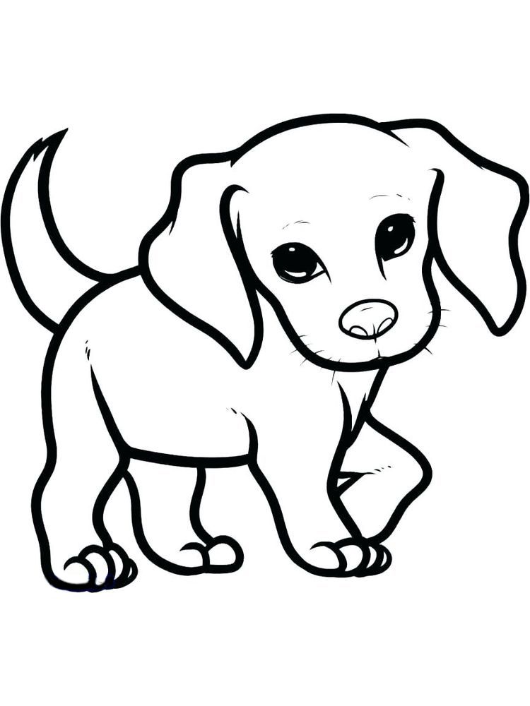 Cute Doggy Coloring Pages 63