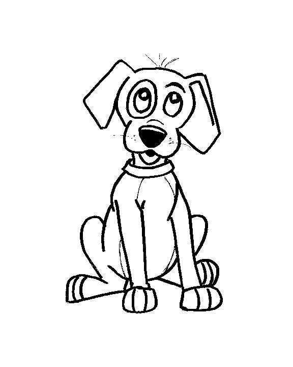 Cute Doggy Coloring Pages 71