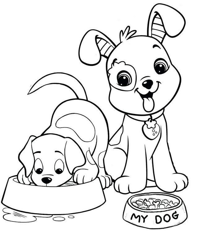 Cute Doggy Coloring Pages 79