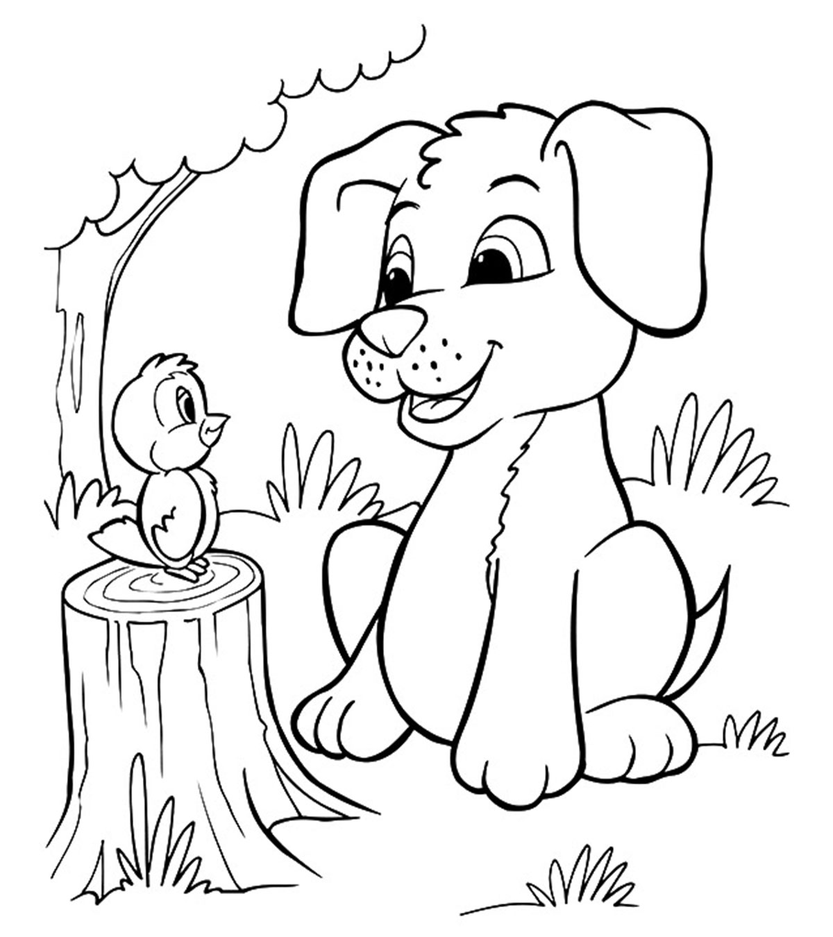 Cute Doggy Coloring Pages 82