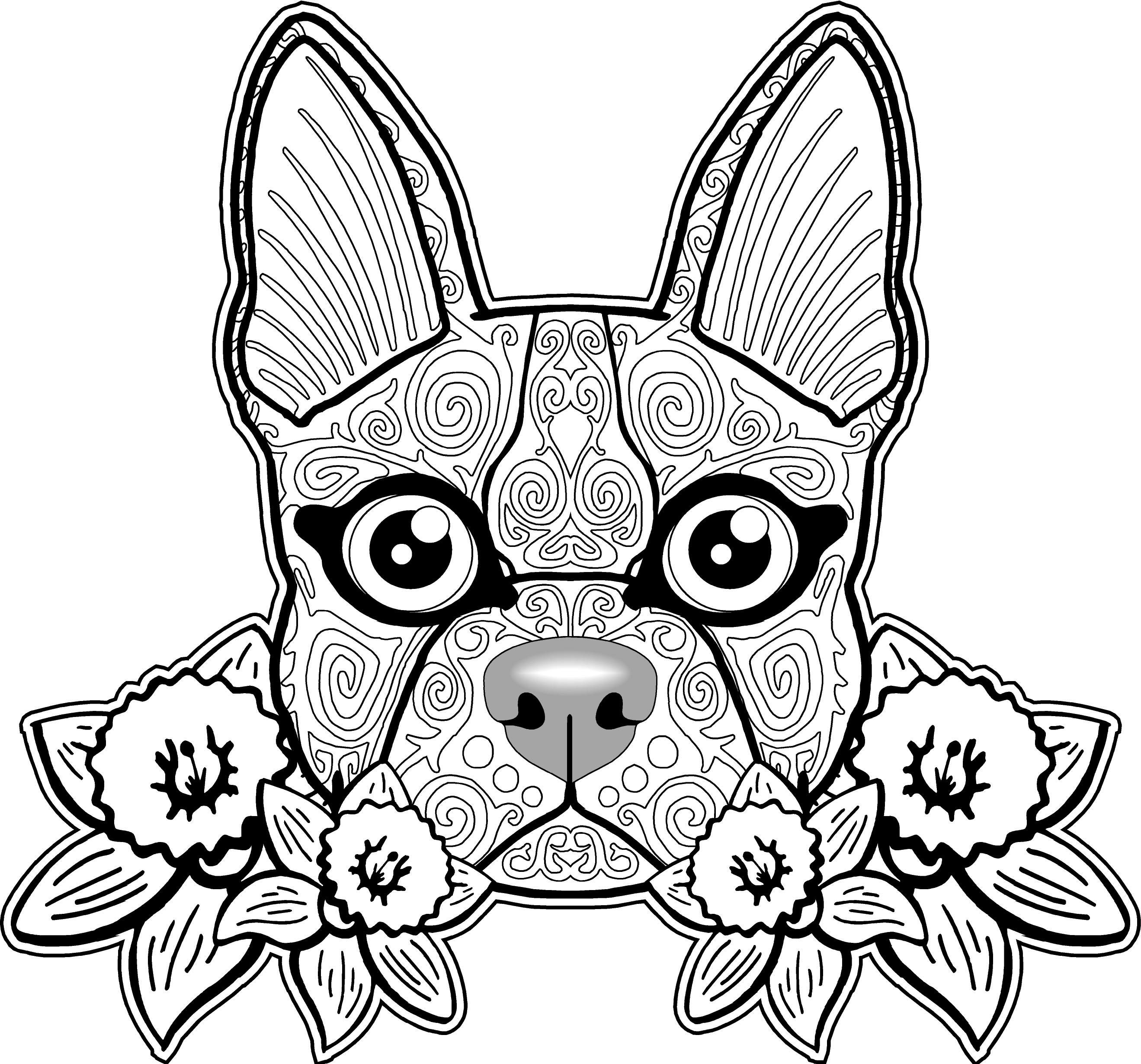 Cute Doggy Coloring Pages 85