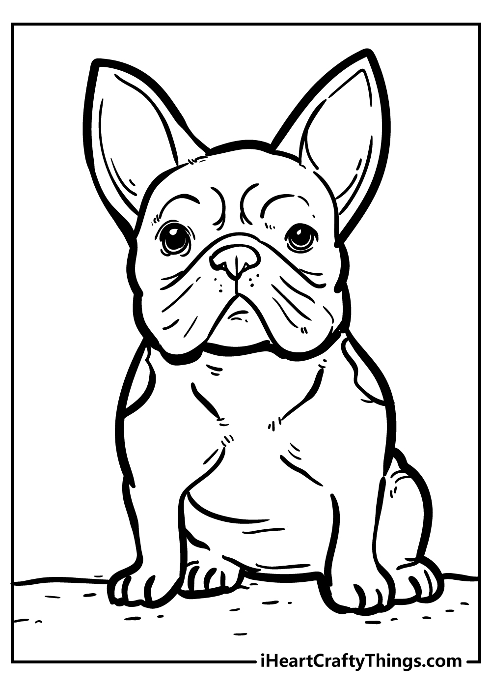 Cute Doggy Coloring Pages 86