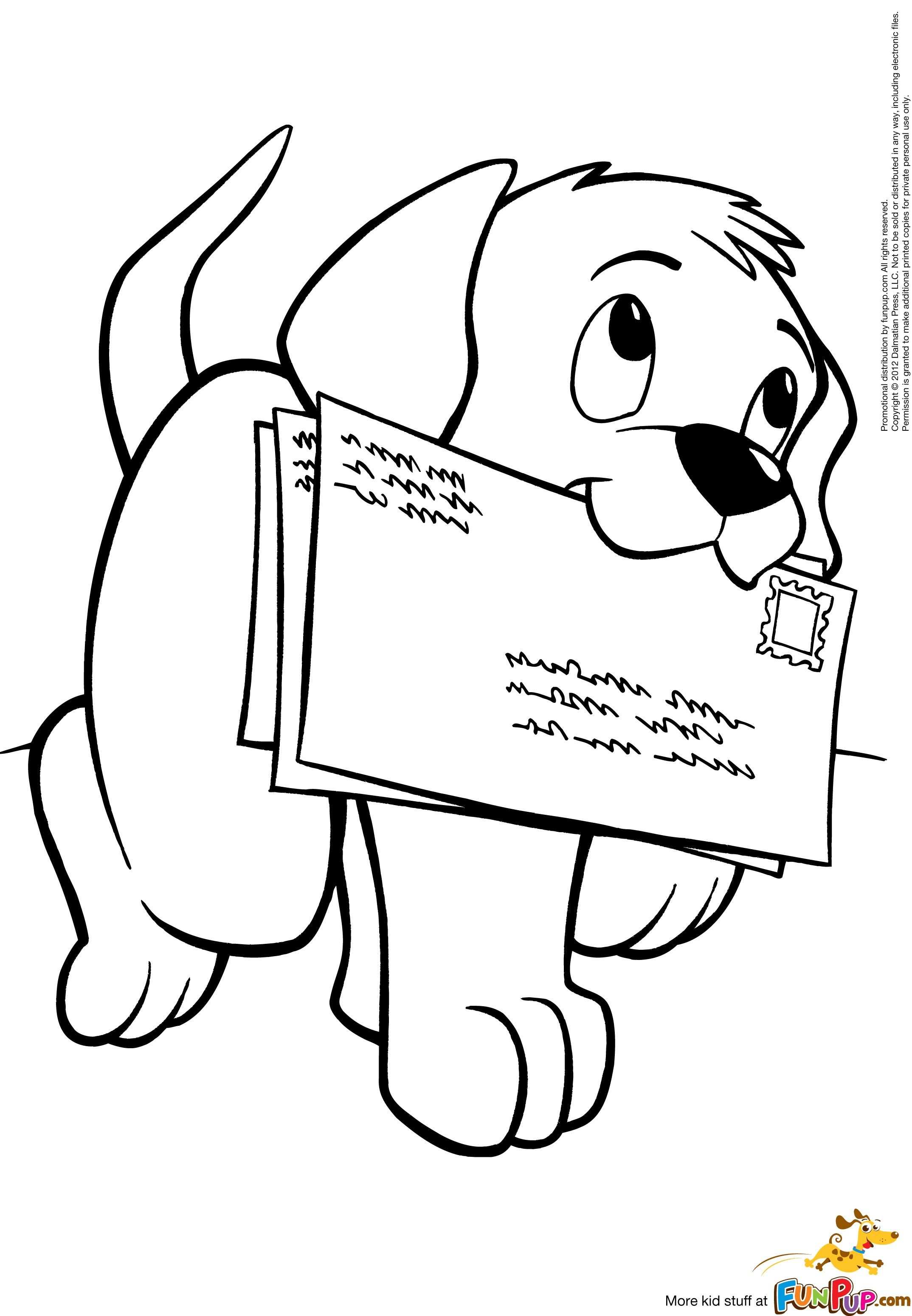 Cute Doggy Coloring Pages 89