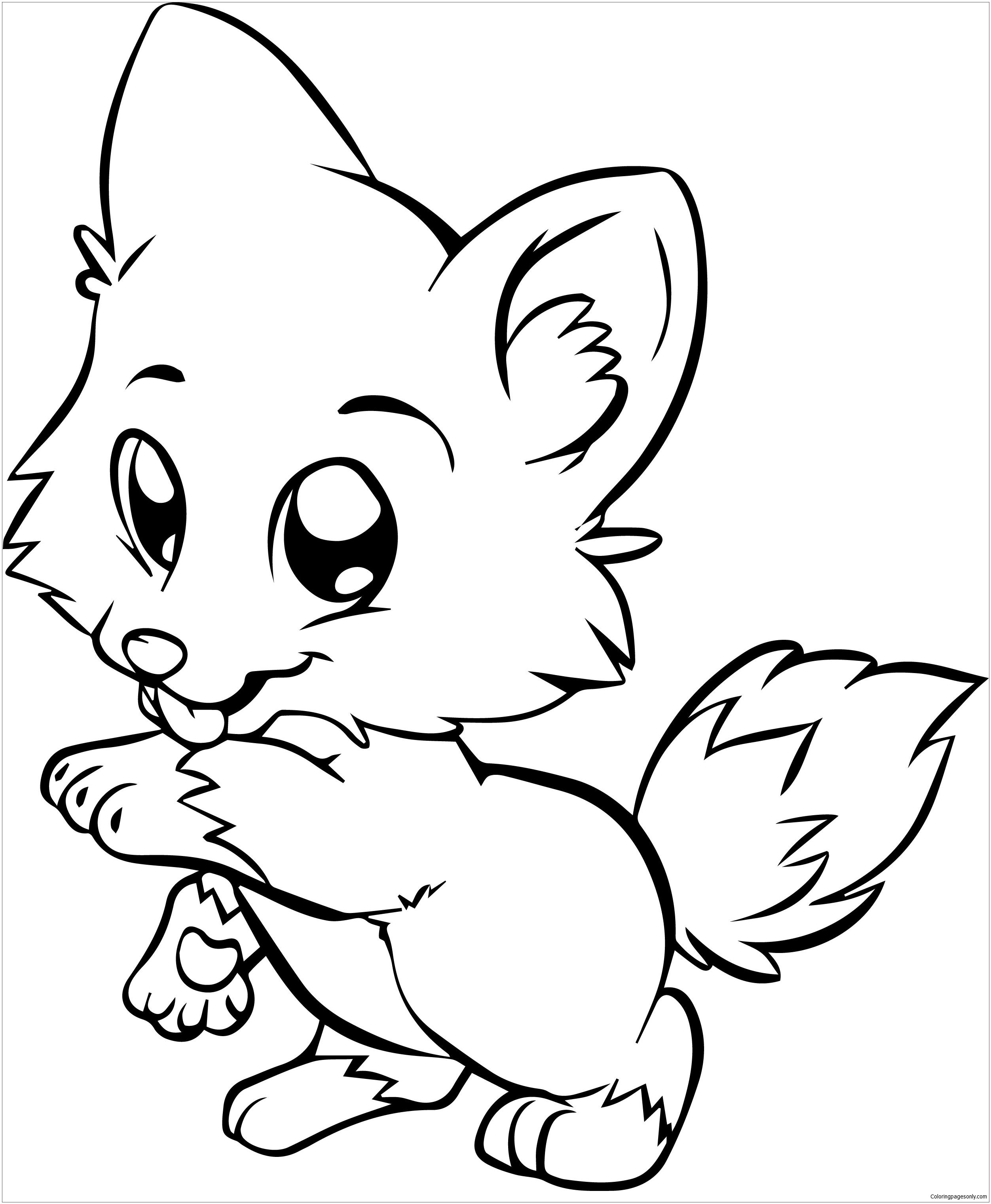 Cute Doggy Coloring Pages 9