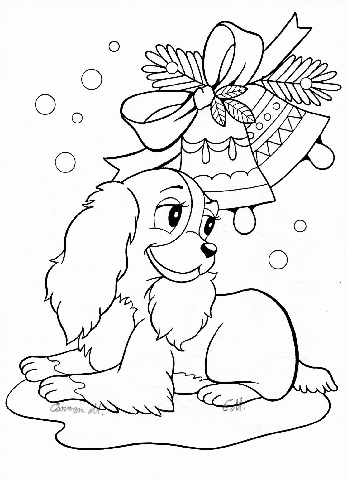 Cute Doggy Coloring Pages 98