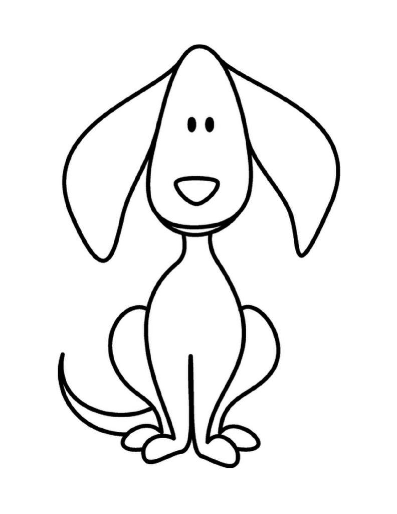 Cute Doggy Coloring Pages 99