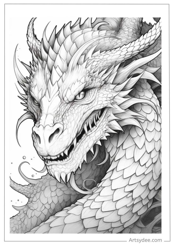 cute dragon coloring pages printable