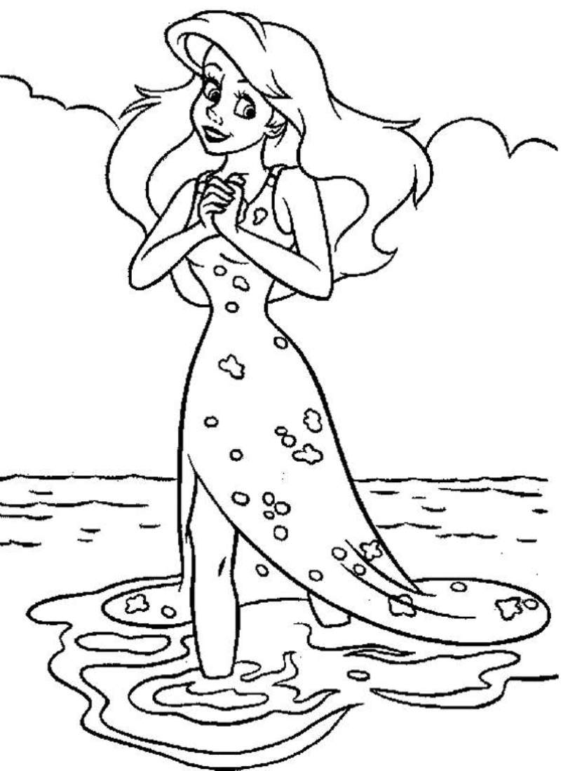 Cute Mermaid Coloring Pages Printables 118