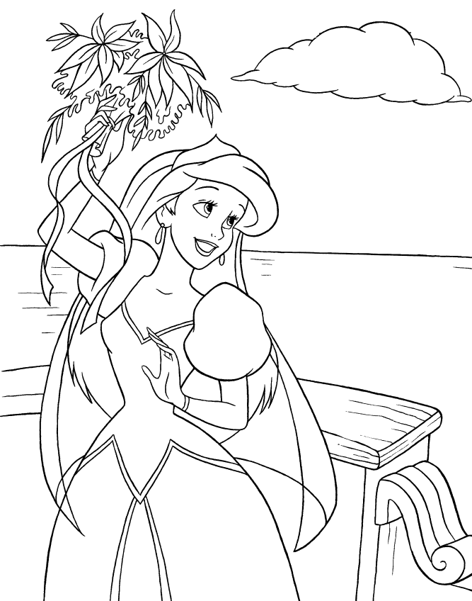 Cute Mermaid Coloring Pages Printables 124