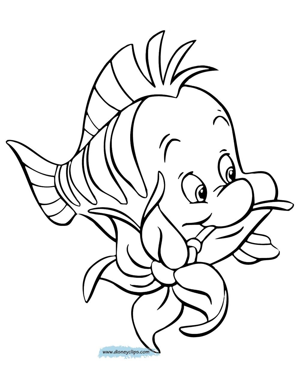 Cute Mermaid Coloring Pages Printables 137