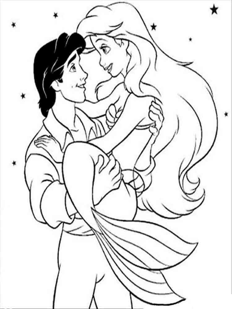 Cute Mermaid Coloring Pages Printables 37