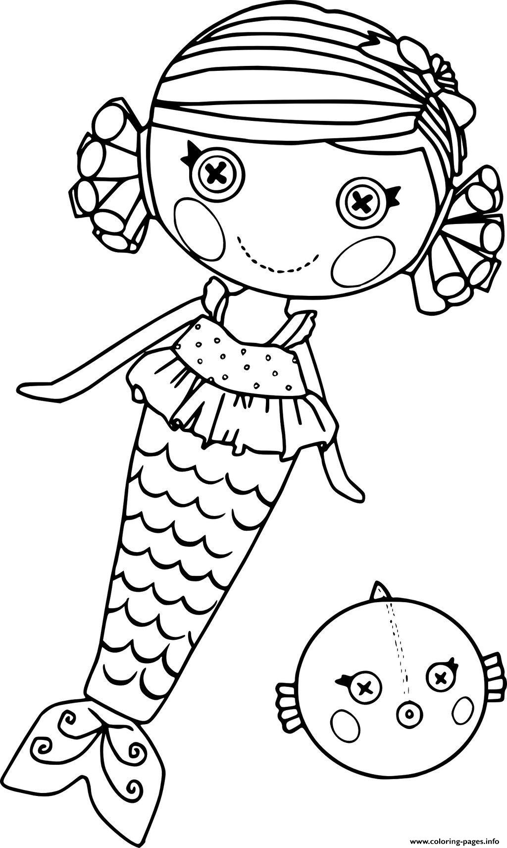 Cute Mermaid Coloring Pages Printables 54