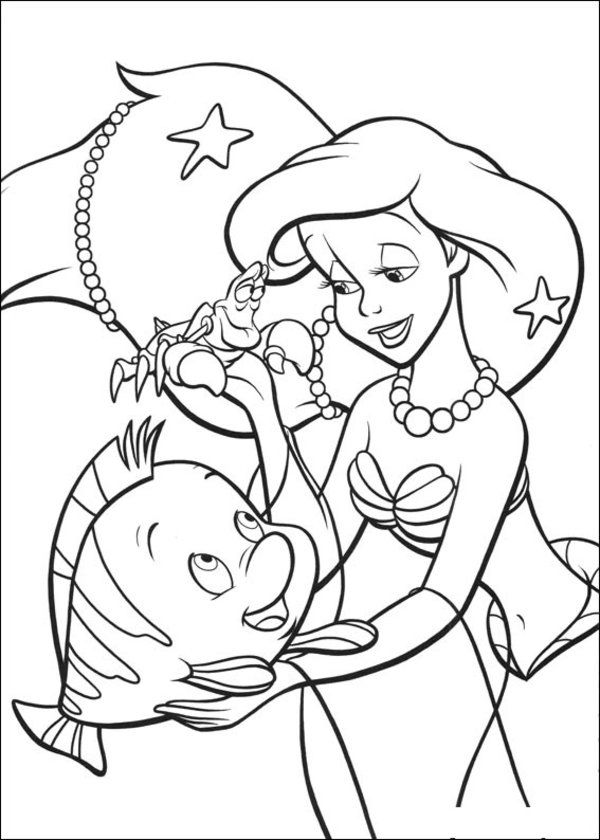 Cute Mermaid Coloring Pages Printables 56