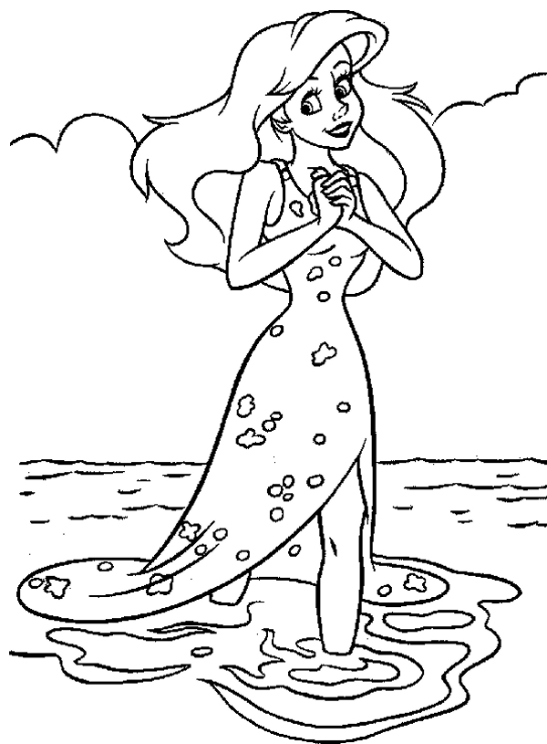 Cute Mermaid Coloring Pages Printables 73