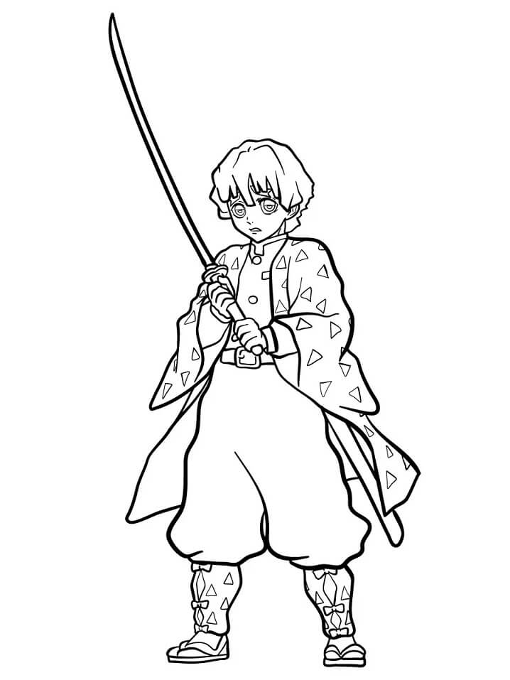 Demon Slayer Coloring Pages Free Printable 101