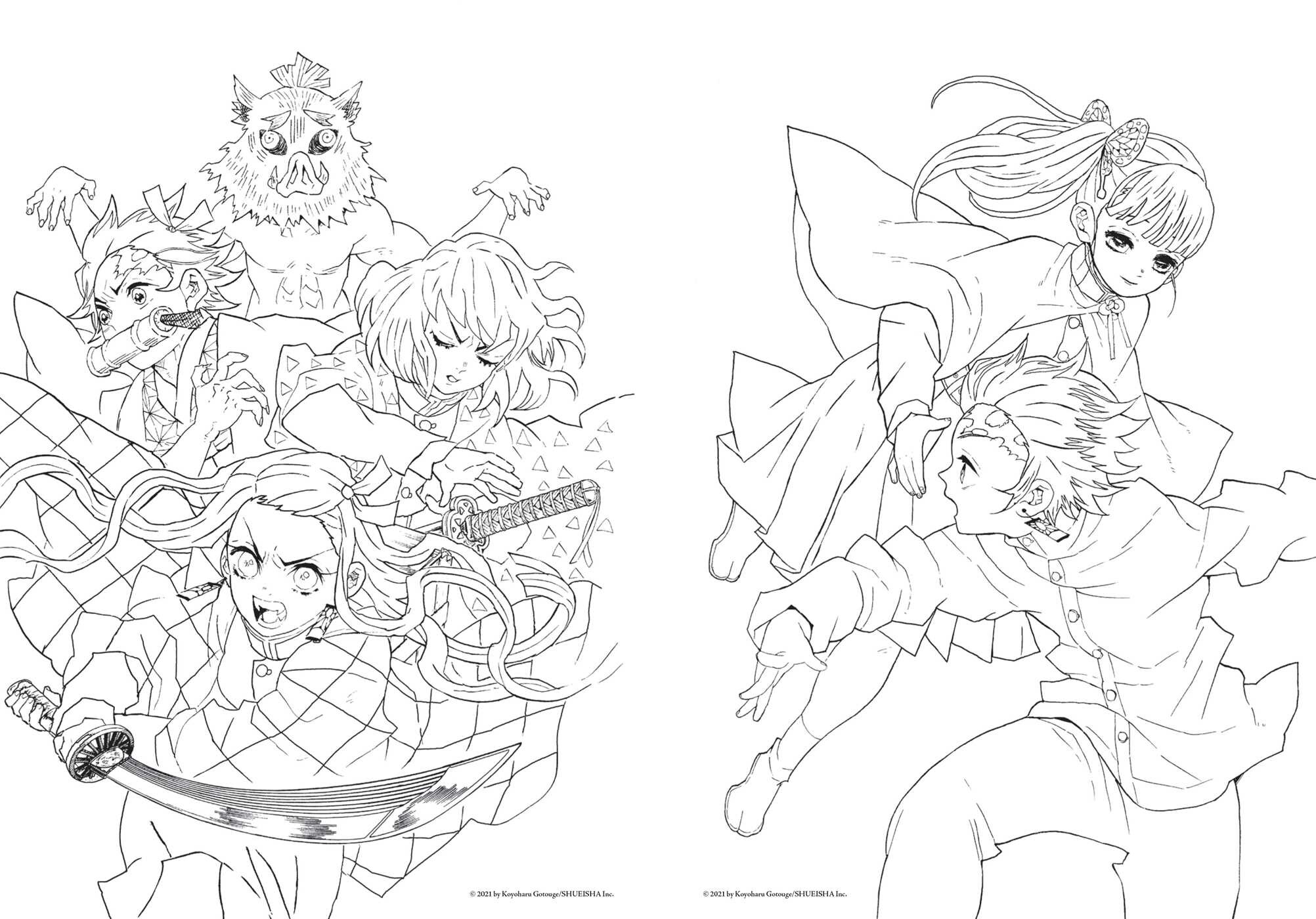 Demon Slayer Coloring Pages Free Printable 102