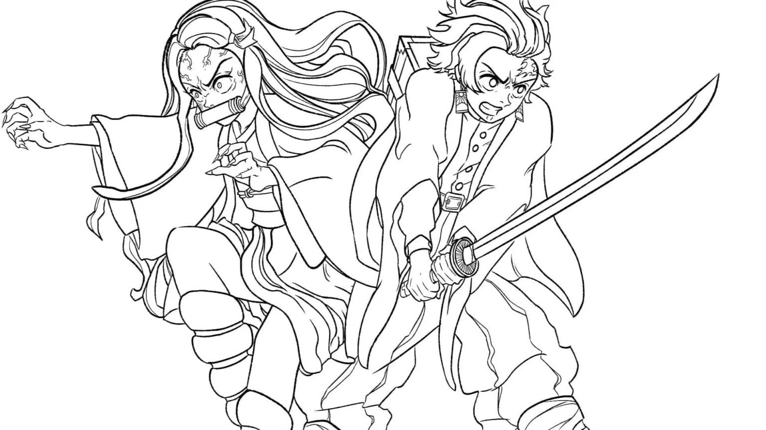 Demon Slayer Coloring Pages Free Printable 117