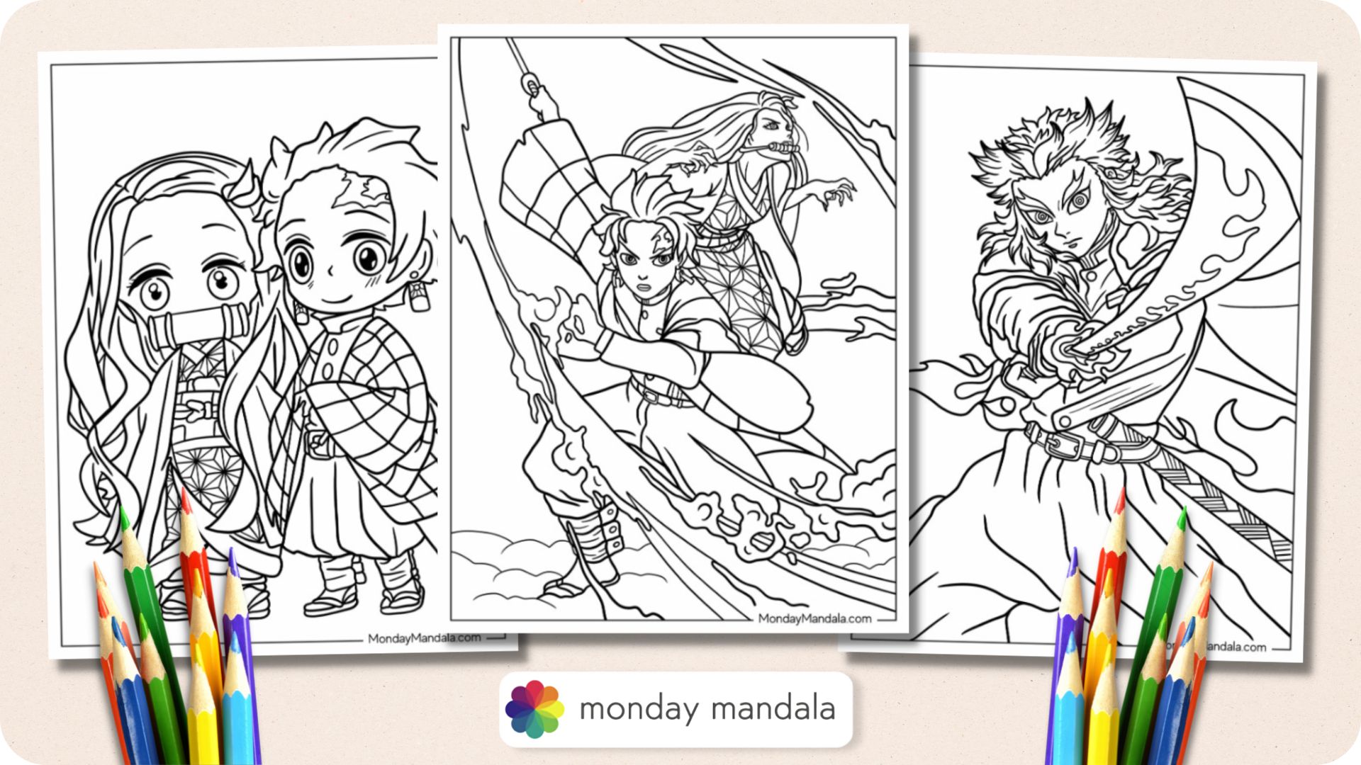 Demon Slayer Coloring Pages Free Printable 121